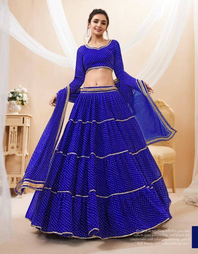 LAVISH VOL 1 georgette Blue Affordable lehenga choli stores in Pune
